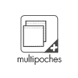 Pictogramme de présentation du plus produits "multipoches" pour le pantalon ideal plus color