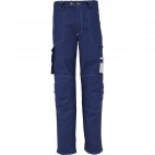 Pantalon d'artisan bicolore bleu marine et gris perle SELECT WEAR