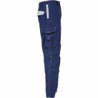 Pantalon d'artisan bicolore bleu marine et gris perle SELECT WEAR