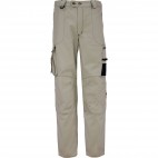 Pantalon d'artisan bicolore beige et noir SELECT WEAR