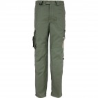 Pantalon d'artisan bicolore kaki et beige SELECT WEAR