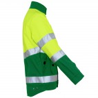 Blouson haute visibilité jaune fluo et vert alpin SELECT WEAR HV