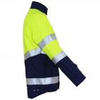 Blouson haute visibilité jaune fluo et bleu marine SELECT WEAR HV