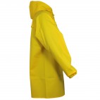 Veste de pluie jaune SONOMIX de DMD FRANCE en polyester enduit polyuréthane et PVC avec capuche