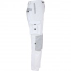 Pantalon de peintre blanc et gris acier SELECT WEAR - DMD FRANCE
