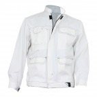 Blouson de peintre mutipoches blanc