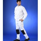 Ensemble blouson et pantalon de peintre New Génération blanc 