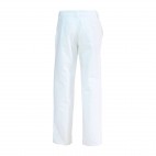 Pantalon de travail blanc en coton/polyester 