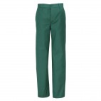 Pantalon de travail vert us en coton/polyester 