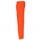 Pantalon de travail orange en coton/polyester 