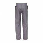 Pantalon de travail gris acier en coton/polyester 