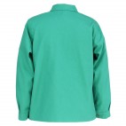 Veste de travail verte alpin à boutons en coton/polyester