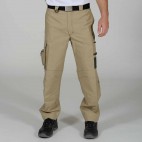 Pantalon d'artisan beige et noir collection Select Wear