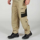 Pantalon d'artisan beige et noir collection Select Wear