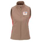 Gilet softshell Homme -teck/rouge