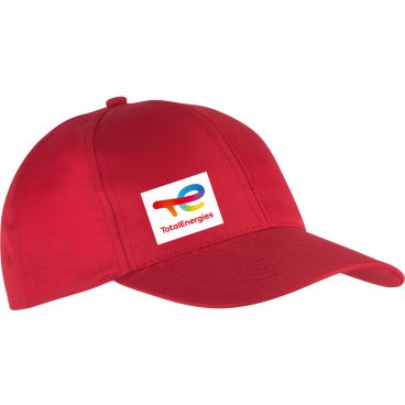 Casquette rouge été avec logo Europann
